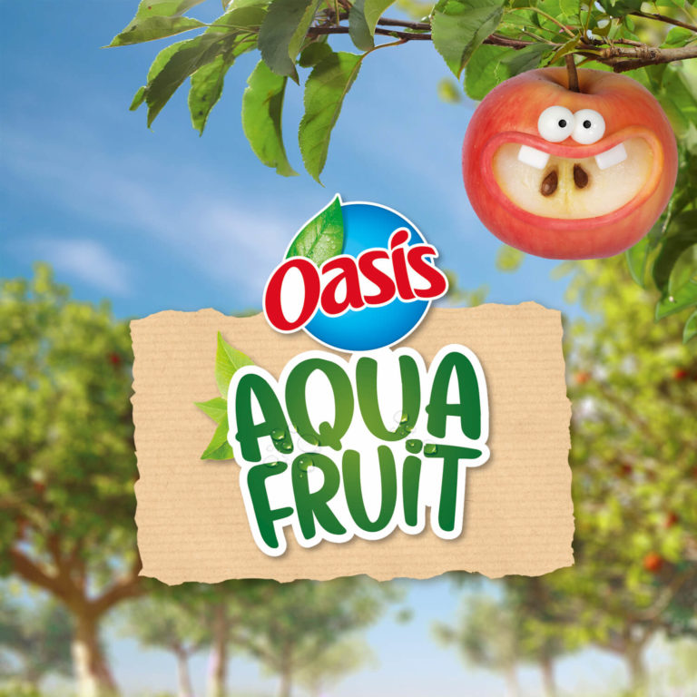 Logo Oasis Aquafruit, Orangina Schweppes