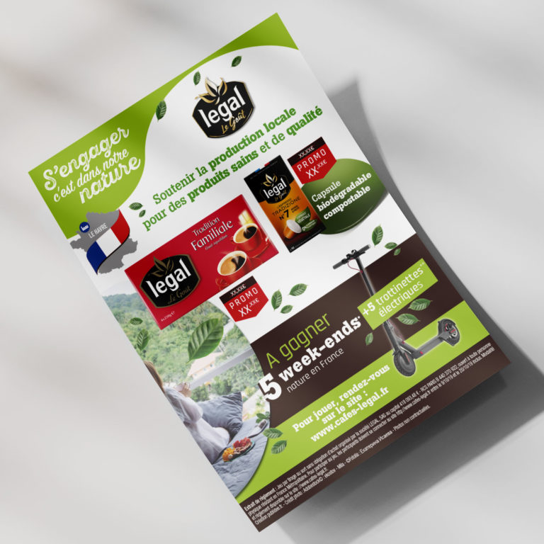 Flyer jeu concours Legal