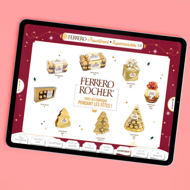 Catalogue digital Ferrero Benelux noël