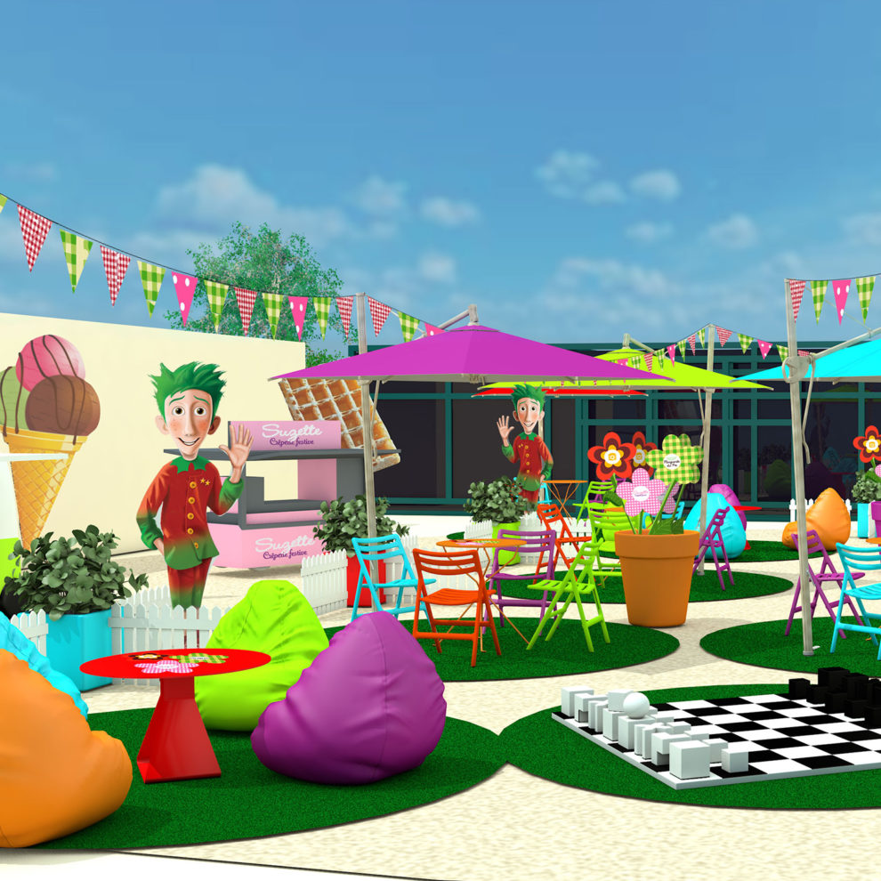 3D food show Center Parcs