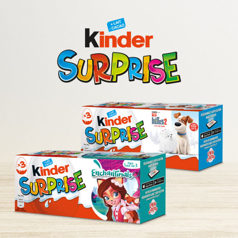 Packaging Kinder surprise T3 Licence France