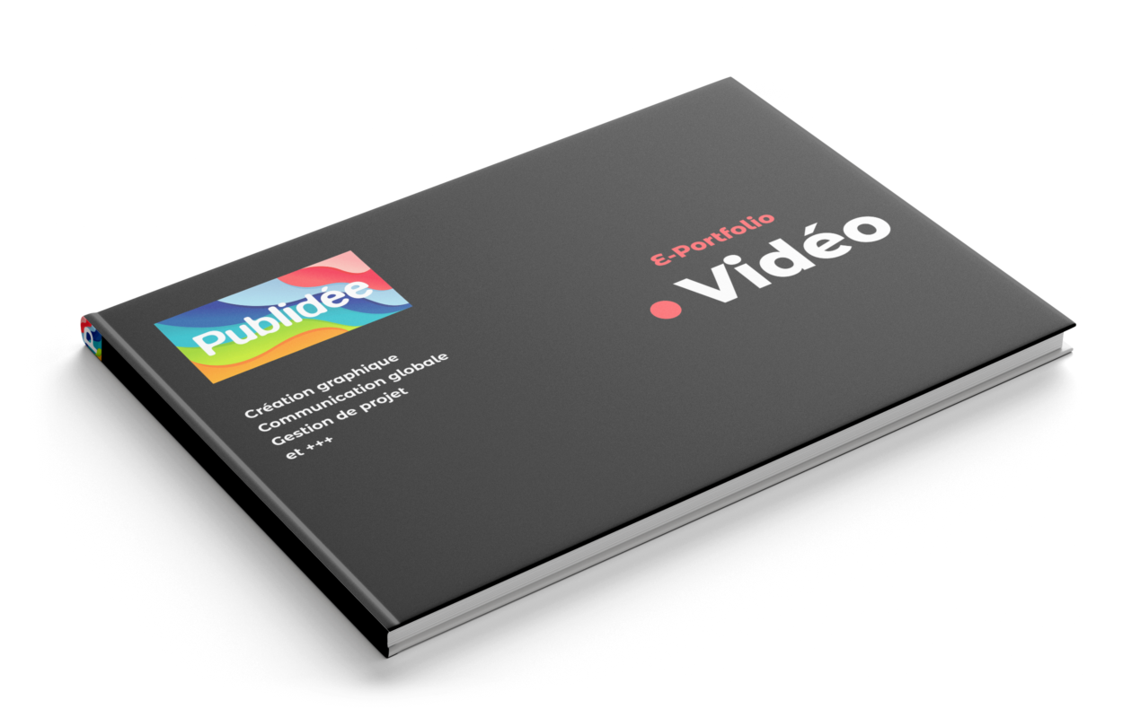 Brochure en ligne portfolio vidéo Publidée
