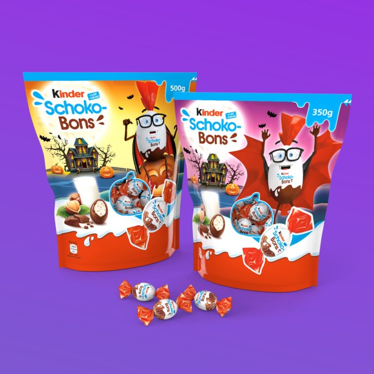 Packaging Ferrero Shoko-bons Lait Halloween 2023 Packaging Ferrero Shoko-bons Lait Halloween 2023