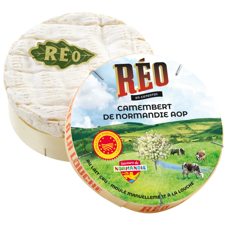 Reo boite de Camembert de Normandie AOP inspiration Claude Monet