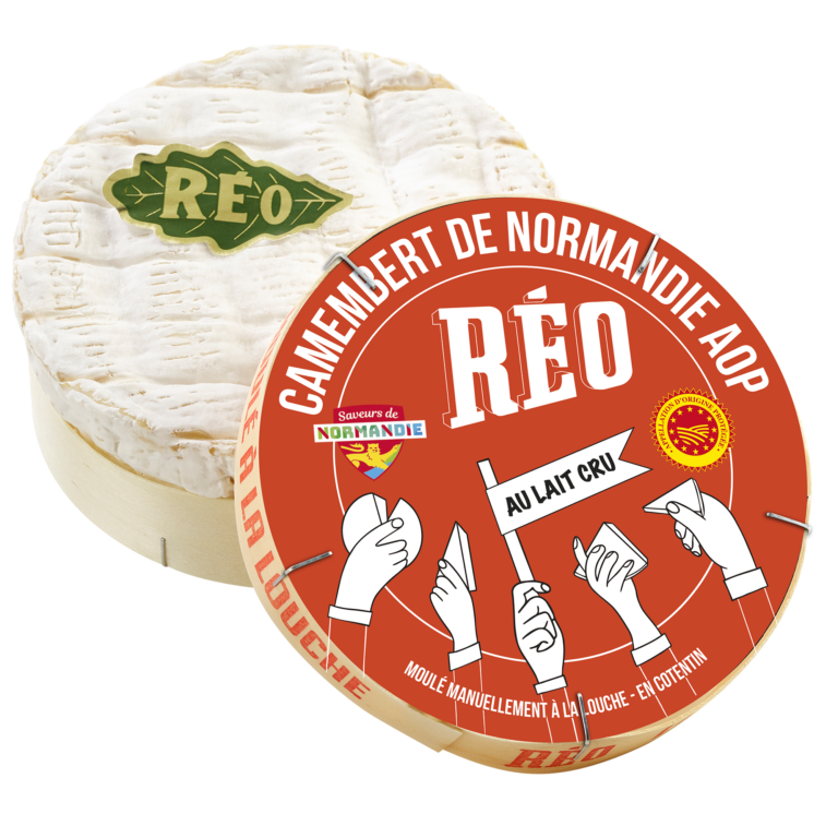 Reo Camembert à part aux couleurs vibrantes
