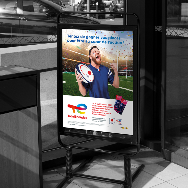 Campagne sponsoring rugby - Affiche