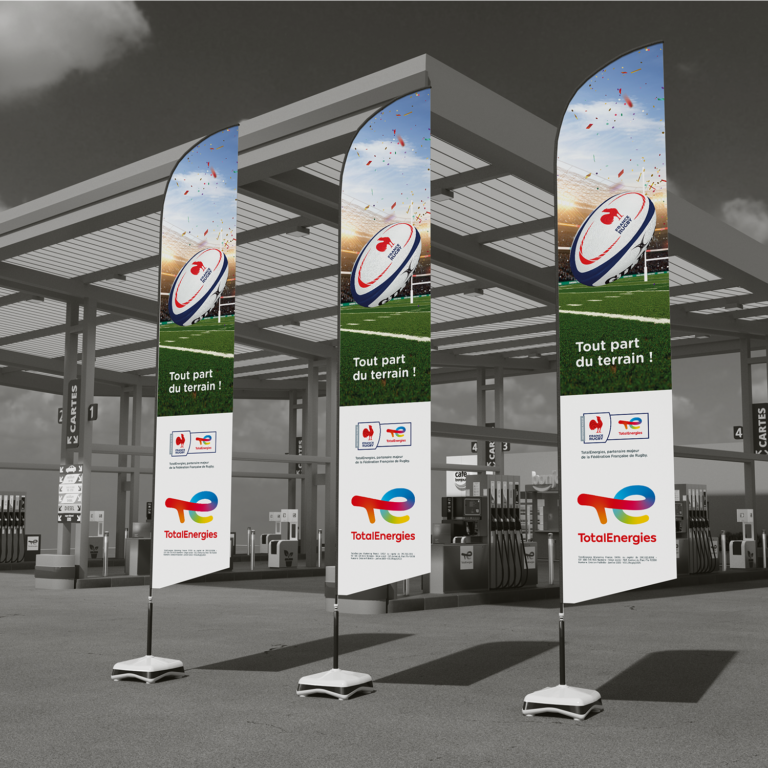 Campagne sponsoring rugby - Beachflag